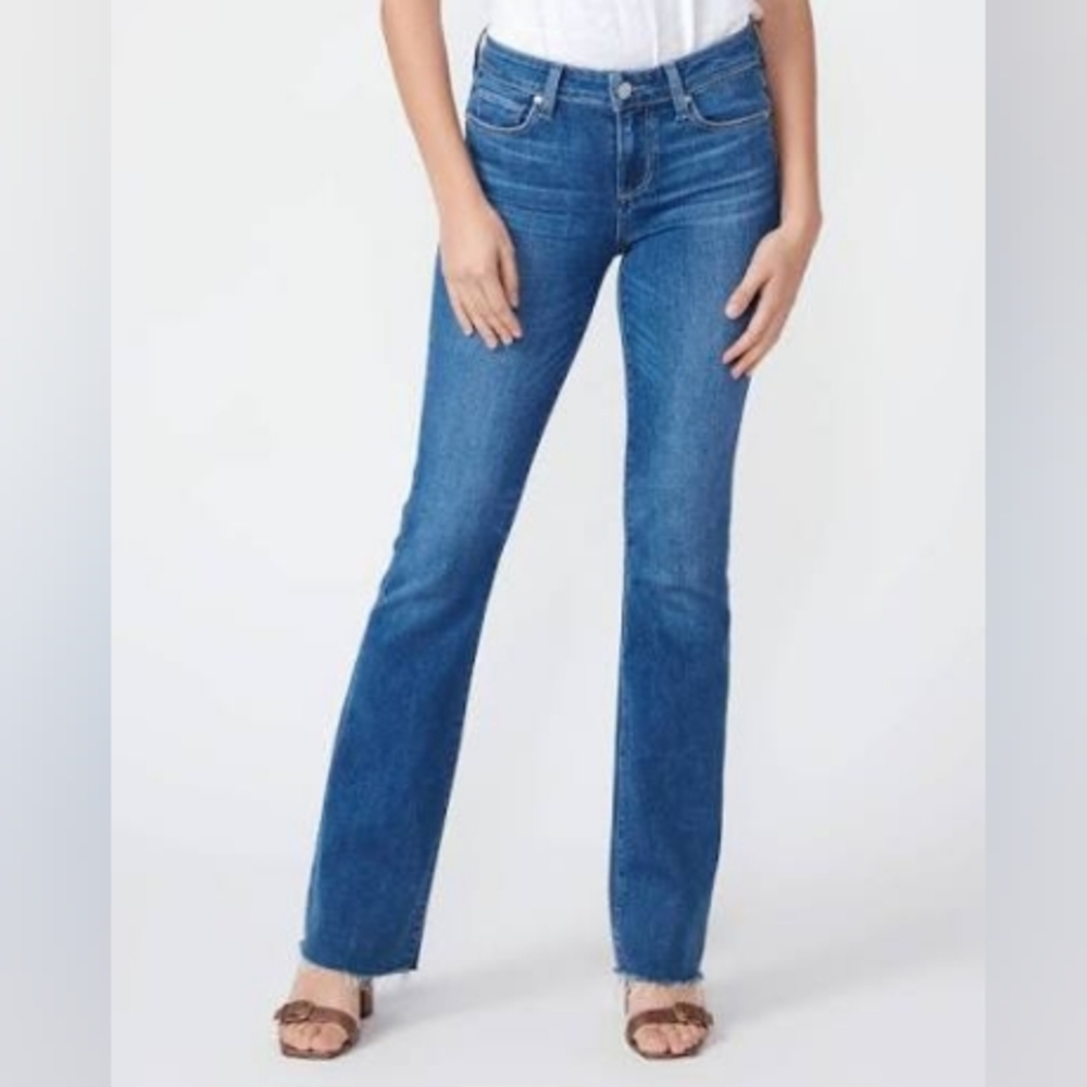Paige High Rise Manhattan Baby Bootcut